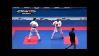 Azerbaijan vsTurkey.  Male Team Kumite Finals. 49th European Karate Championships