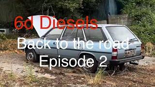 Road worthy in time for the show ??? 33 years in a hedge Episode 2 of reviving the Peugeot 305