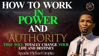 HOW TO WORK IN THE BELIEVERS POWER AND AUTHORITY  APOSTLE MICHAEL OROKPO