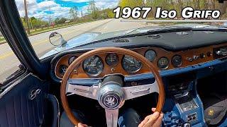 Driving The 1967 Iso Grifo - The Ultra Rare Italian Muscle Car You Need to Hear POV Binaural Audio