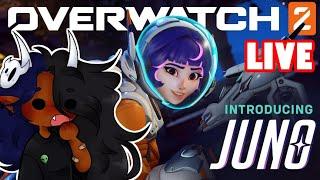 LIVE  NEW OVERWATCH HERO JUNO - Gameplay and Abilities