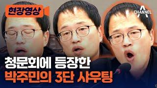 현장영상 청문회에 등장한 박주민의 3단 샤우팅  채널A