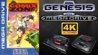 Comix Zone SEGA GENESIS  MEGA DRIVE Gameplay Walkthrough FULL GAME 4K60ᶠᵖˢ