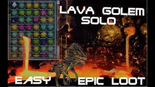 Ark  Lava Golem  Deutsch  Ragnarok   Solo  Easy Epic Loot  2021