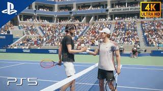 TopSpin 2K25  Sinner vs. Fritz US Open Final - PS5 4K 60FPS Gameplay