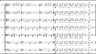 Jason Taurins - Pangrams for String Orchestra 2024 Score-Video
