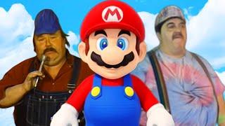 Real Life Super Mario in PRO WRESTLING?