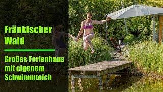 Schwäbischer Wald Großes Ferienhaus mit eigenem Schwimmteich - Ideal für Urlaub mit Hund