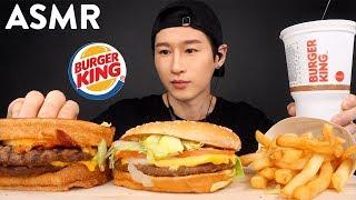 ASMR Burger King Mukbang Whopper + Sourdough King Whispering  EATING SOUNDS  Zach Choi ASMR