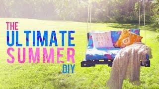 DIY OUTDOOR PALLET SWING  THE SORRY GIRLS