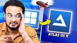 How to Install ATLAS OS 11without USB and Data Loss Easy 2024