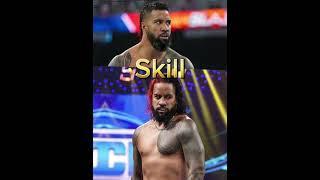 Jey Uso vs Jimmy Uso Comparison #wwe #jeyuso #jimmyuso #usos