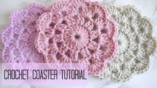 CROCHET how to crochet a coaster  Bella Coco