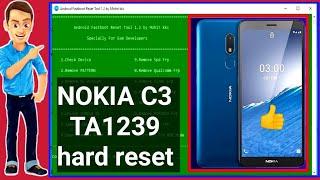 Nokia c3 ta 1239 hard reset pin pattern password unlock l Nokia ta1239 factory reset tool