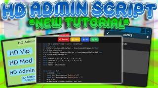 *NEW* How To Use HD Admin Script FREE