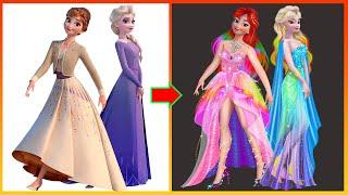 FROZEN Compilation Elsa Anna Switch Up  Transformation? GLOW UP