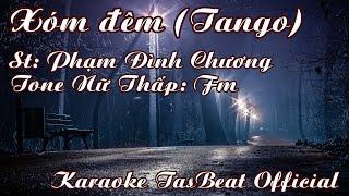 Karaoke Xóm Đêm Tango Tone Nữ Thấp  TAS BEAT