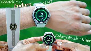 TicWatch Pro 5 Enduro in SLATE color Review Best Looking Smartwatch?