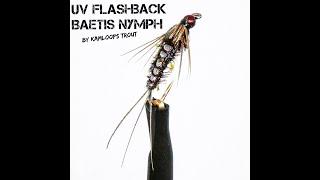 UV Flashback Mayfly Baetis Nymph -#9 Countdown to Ice Off 2020