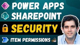 Power Apps SharePoint List Security  Item Level Permissions & Folder Security with Power Automate