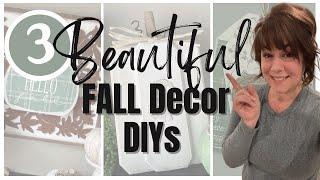 3 *ALL NEW* Fall Home Decor DIYs  3 Beautiful Fall Decor DIYs