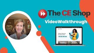 The CE Shop Video Walkthrough & HONEST Review Real Estate Prelicening & Online Education