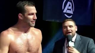 Luke Rockhold Funny Interview - Woman shouts “You’re still gorgeous”