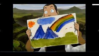 Sokka paints a landscape    Sokkas Master  - Avatar