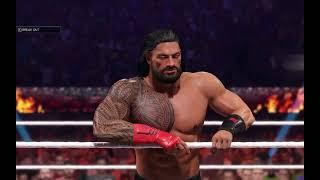 WWE 2k24 - New Match Roman Reigns