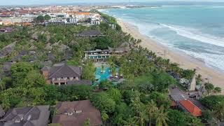 Bali Mandira Resort & Padma Beach Drone View