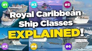 The classes of Royal Caribbean cruise ships explained