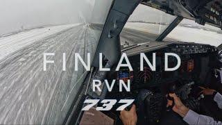 FINLAND  BOEING 737 TAKEOFF 4K