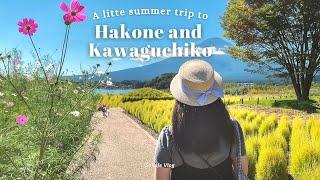 A little summer trip to Hakone & Kawaguchiko Life in Japan VLOG  museums bakeries and Mt fuji 