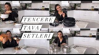 ÇEYİZİMDEKİ TENCERE VE TAVA SETLERİM  KORKMAZ TEFAL EMSAN BAKIR  #çeyiz #tencere #tava