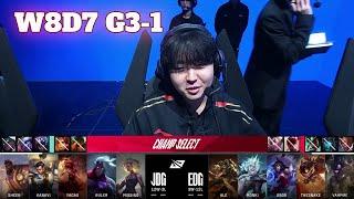 JDG vs EDG - Game 1  Week 8 Day 7 LPL Spring 2024  JD Gaming vs Edward Gaming G1