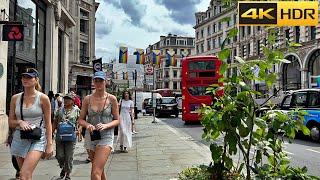 3 Hours of London Summer Walk - 2023  My Best Walk Compilation 4K HDR