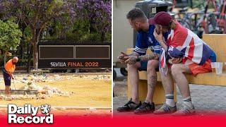 Rangers fans turn Seville upside down as overnight clean-up leaves city sparkling