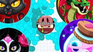 Agario mobile solo gameplay Agar.io 1 vs all Solo vs Clan Bot lobby