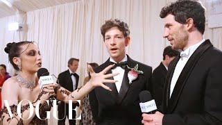 Mike Faist & Josh OConnor Challenge Each Other For Best Look  Met Gala 2024 With Emma Chamberlain