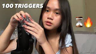 ASMR 100 TRIGGERS IN 3 MINUTES  230K SPECIAL  