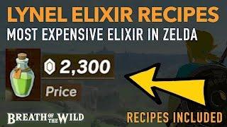 How to Cook EXPENSIVE Lynel Elixir Recipes - HIGHLY PROFITABLE - Zelda Breath of the Wild