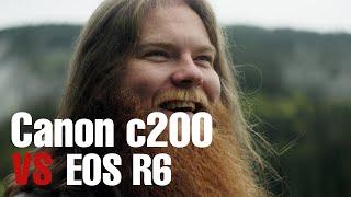 Canon c200 vs R6 - Footage Comparison