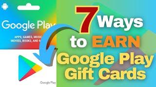Tasks for Google Play Gift Cards – 7 Best Ways Free & REALISTIC