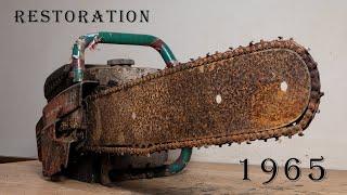 Rusty 2-Stroke Engine Chainsaw Restoration