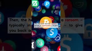 Ransomware Explained in 45 Seconds  #shorts #ytshorts #hack #hacker #tech #technology #telegram