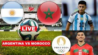 Argentina vs Morocco 2-2 Live Stream Olympics 2024 Football Match Today Score Highlights Vivo Direc