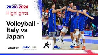 WHAT A GAME ‍  Italy vs Japan - Mens Olympic Volleyball Quarter-Final  Paris 2024 Olympics