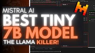 Mistral 7B The BEST Tiny Model EVER Beats LLAMA 2 Installation Tutorial