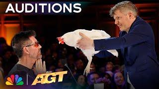 Curry The Chicken Reads Simon Cowells MIND  Auditions  AGT 2024