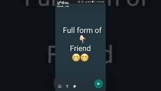 Friend full meaning in ENGLISH